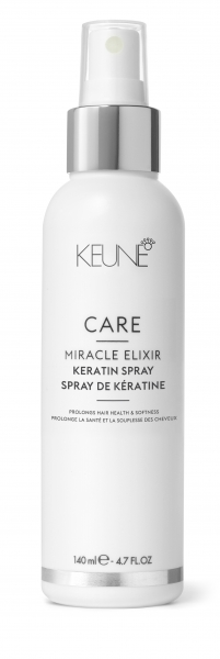Tratament spray cu keratina pentru repararea firului de par Keune Miracle Elixir Keratin, 140 ml [1]