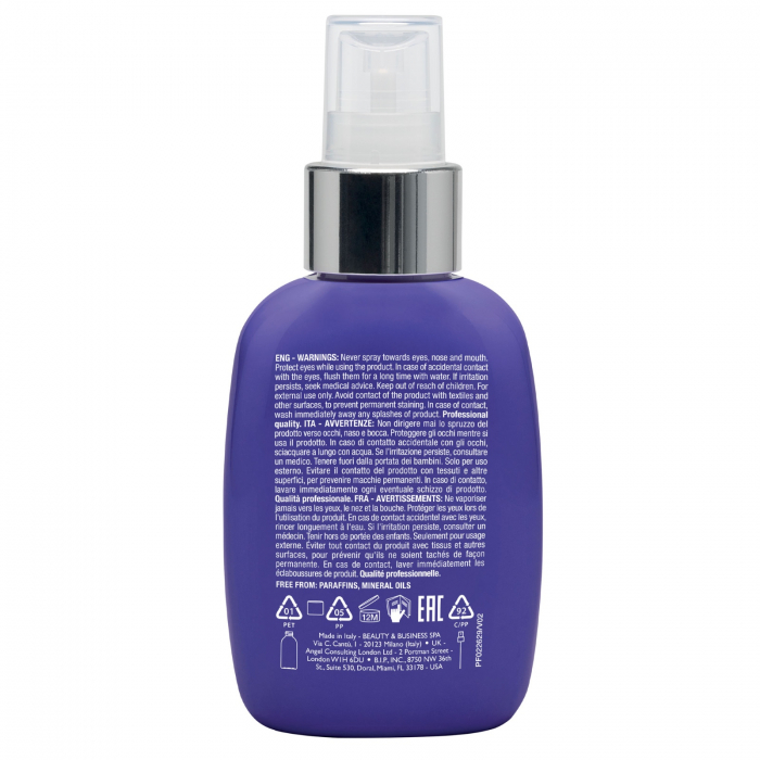 Tratament spray leave-in pentru neutralizarea tonurilor de galben Alfaparf Semi di Lino Blonde Anti-Yellow Spray,  125 ml [3]