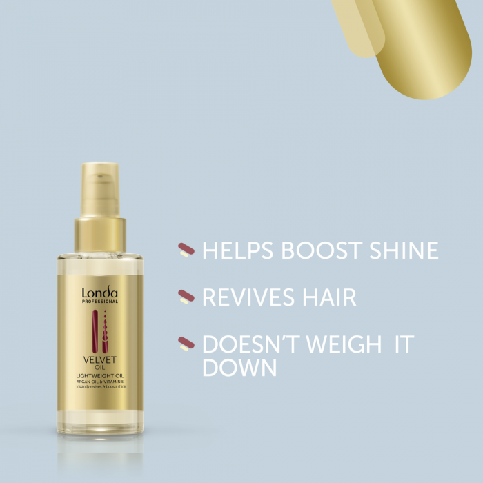 Ulei pentru stralucire si catifelare cu argan si vitamina E, Londa Professional Care Velvet Oil, 100 ml [2]