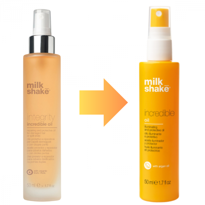 Ulei protectiv si reparator pentru par degradat si varfuri despicate Milk Shake Incredible Oil, 50 ml [2]