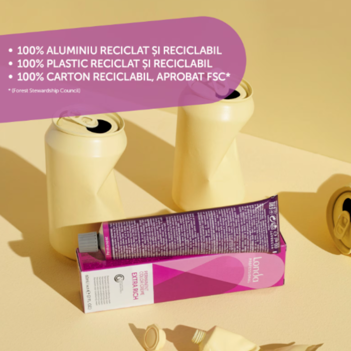 Vopsea de par permanenta Londa Professional Permanent Color Cream 12/96, Blond Special Cendre Violet, 60 ml [4]