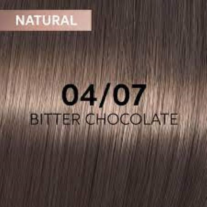 Vopsea de par semi-permanenta Wella Professionals Shinefinity Zero Lift Glaze 04/07, Natural Bitter Chocolate, 60 ml [2]