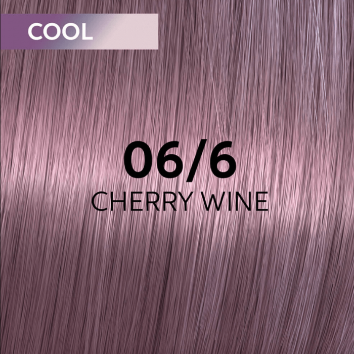 Vopsea de par semi-permanenta Wella Professionals Shinefinity Zero Lift Glaze 06/6, Cool Cherry Wine, 60 ml [2]