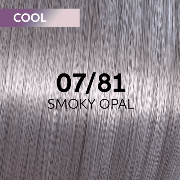 Vopsea de par semi-permanenta Wella Professionals Shinefinity Zero Lift Glaze 07/81, Cool Smoky Opal, 60 ml [2]