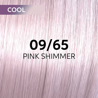 Vopsea de par semi-permanenta Wella Professionals Shinefinity Zero Lift Glaze 09/65, Cool Pink Shimmer, 60 ml [2]