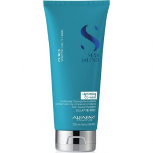 BALSAMURI - Balsam de curatare pentru par cret sau ondulat Alfaparf Semi di Lino Curls Hydrating, 200 ml