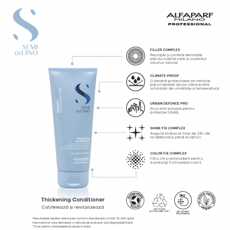 Balsam densificator pentru par fin Alfaparf Density Thickening, 200 ml [2]