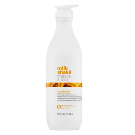 BALSAMURI - Balsam hidratant pentru par uscat Milk Shake Moisture & More, 1000 ml