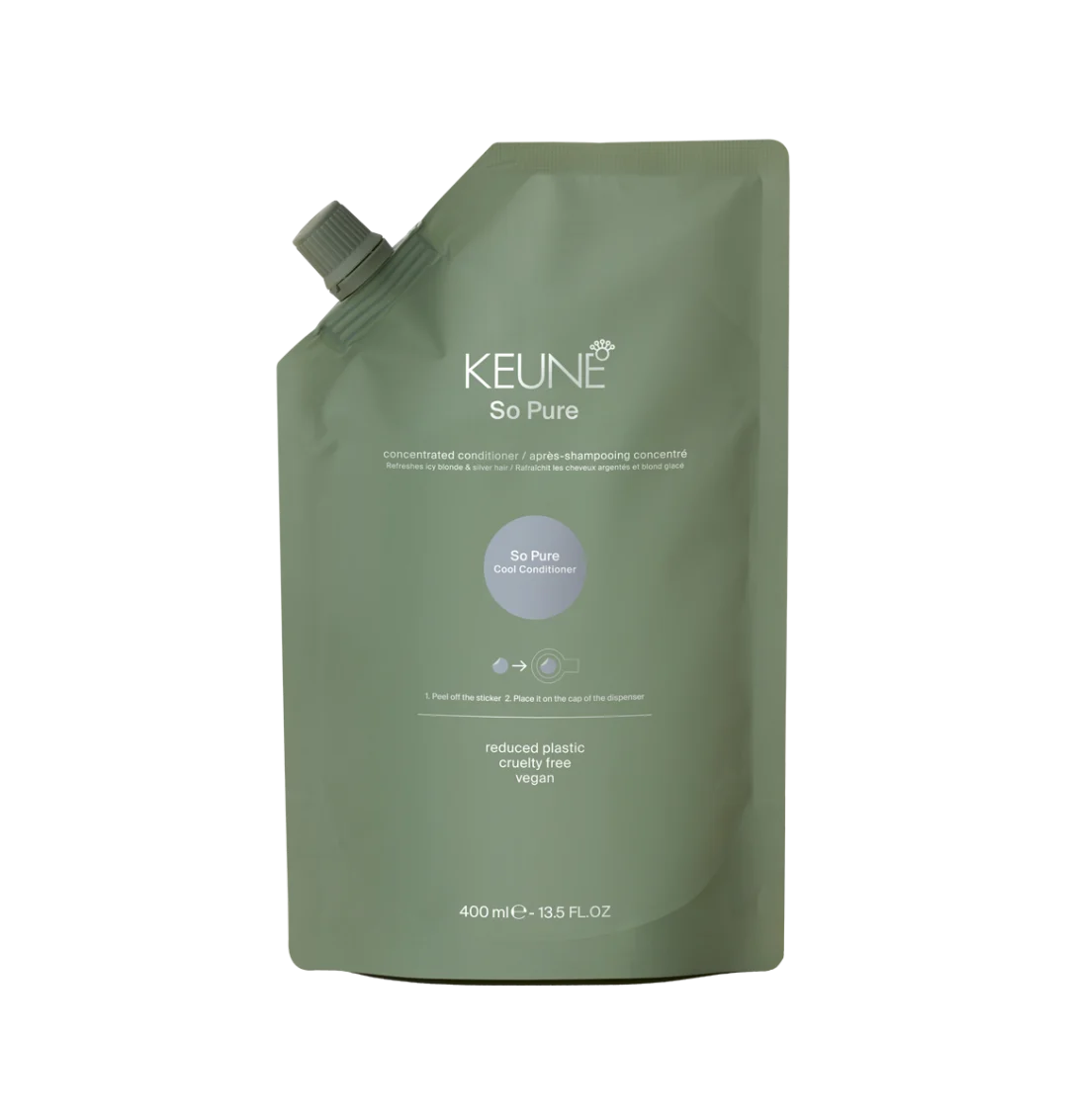 SAMPOANE - Balsam neutralizator pentru par blond, Keune So Pure Cool, Rezerva, 400 ml