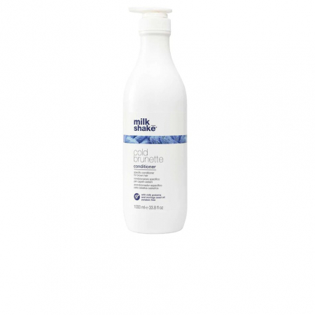 BALSAMURI - Balsam nuantator pentru neutralizarea tonurilor portocalii/aramii ale parului saten/brunet, Milk Shake Cold Brunet, 1000 ml