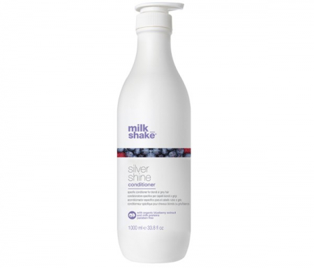 SAMPOANE - Balsam pentru par gri, blond sau alb Milk Shake Silver Shine, 1000 ml