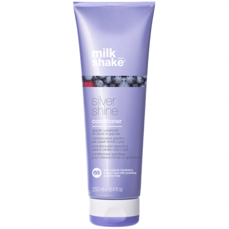 TRATAMENTE SI SERUM - Balsam pentru par gri, blond sau alb Milk Shake Silver Shine, 250 ml