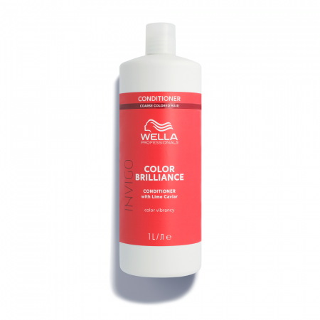 BALSAMURI - Balsam pentru par vopsit cu fir gros Wella Professionals Invigo Brilliance, 1000 ml