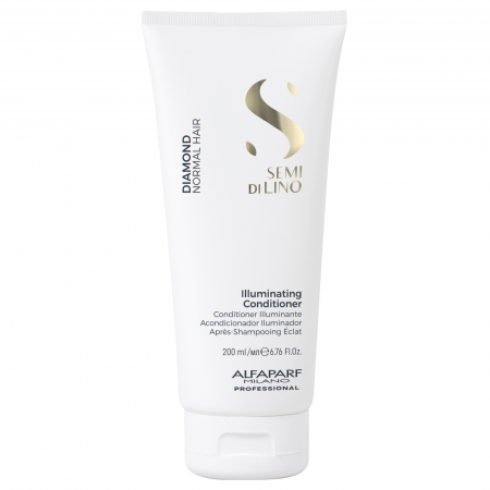 MASTI - Balsam pentru stralucire fara sulfati Alfaparf Semi di Lino Diamond Illuminating Conditioner, 200 ml