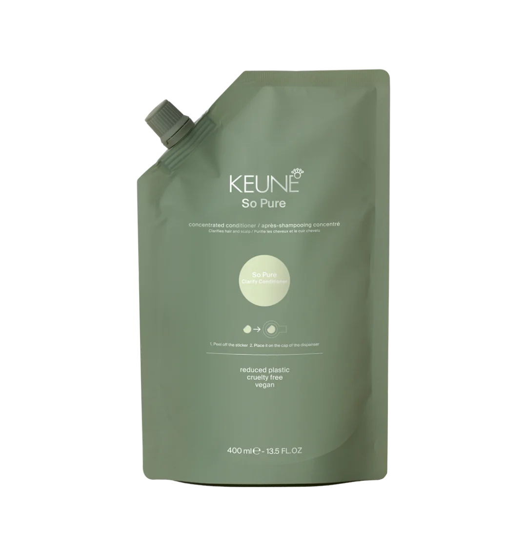 SAMPOANE - Balsam purifiant pentru par si scalp gras, Keune So Pure Clarify, Rezerva, 400 ml