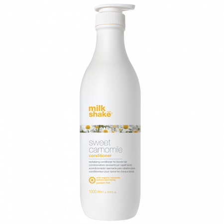 BALSAMURI - Balsam revitalizant pentru par blond Milk Shake Sweet Camomile, 1000 ml