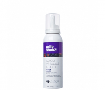 STYLING - Spuma de par nuantatoare Milk Shake Colour Whipped Cream Violet, 100ml
