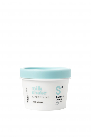 Crema pentru definire cu fixare flexibila si textura naturala, Milk Shake Lifestyling  Sculpting Cream, 90 ml [0]