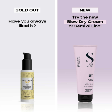Crema pentru styling Alfaparf Semi di Lino Style & Care Blow Dry Cream, 200 ml [2]