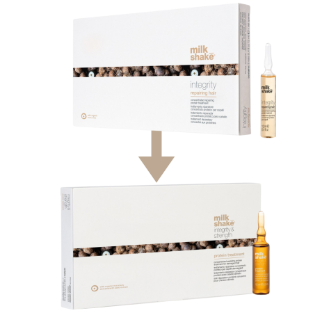 Fiole tratament reparator si hidratant pentru par degradat Milk Shake Integrity & Strength Repairing Hair Lotion, 8 x 10 ml [2]