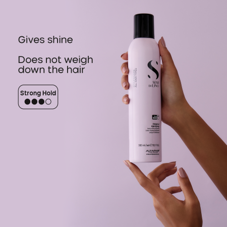 Fixativ cu fixare puternica Alfaparf Semi di Lino Style & Care Original Hairspray, 300 ml [4]