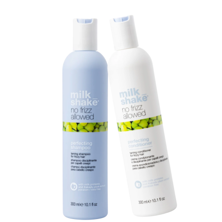 Kit anti-frizz pentru par cret si electrizat Milk Shake No Frizz Allowed Perfecting [0]