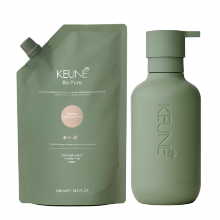 Kit Dispenser + Balsam, Keune So Pure Polish, 400 ml [0]