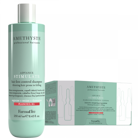 Kit Farmavita Amethyste Advance Stimulate Anti-cadere Ingrijire completa pentru fortifierea si revitalizarea parului slabit [0]