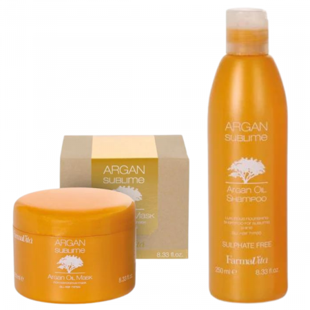 Kit Farmavita Argan Sublime, Sampon + Masca 250ml [0]