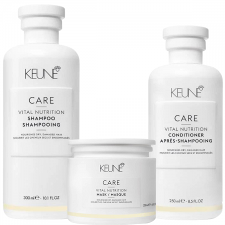 Kit ingrijire completa pentru par degradat Keune Care Vital Nutrition [0]