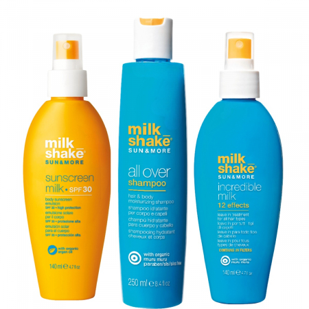 Kit Milk Shake Sun & More: Protectie solara si hidratare completa pentru par si piele [0]
