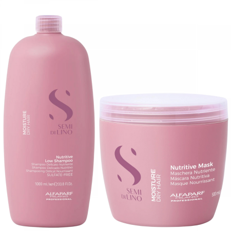 Kit pentru hidratare Alfaparf Semi di Lino Moisture Nutritive, Salon Size [0]