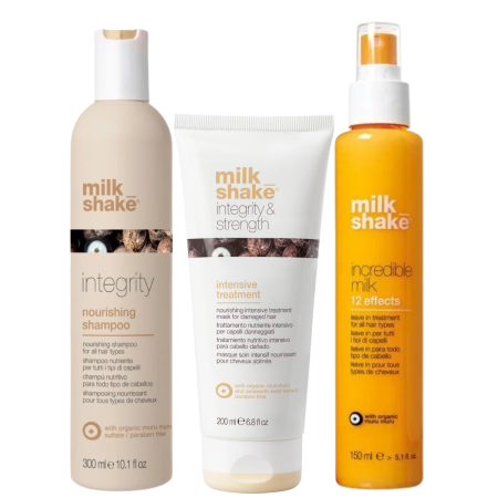 Kit pentru hidratare intensa si revitalizarea parului Milk Shake Integrity [0]