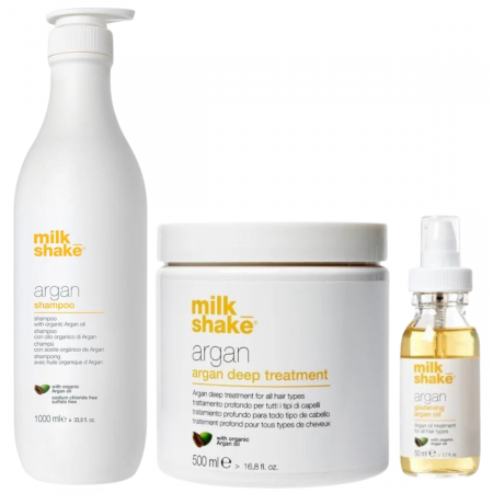 Kit pentru hidratare, Milk Shake Argan Oil, Salon Size [0]