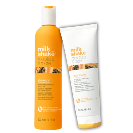 Kit pentru hidratare profunda a parului uscat Milk Shake Moisture & More [0]