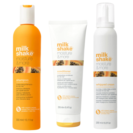 Kit pentru hidratarea si revitalizarea parului uscat Milk Shake Moisture & More [0]