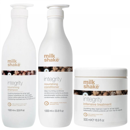 Kit pentru par uscat sau degradat Milk Shake Integrity, Salon Size [0]