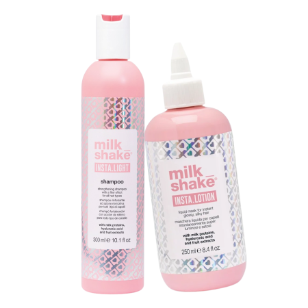 Kit pentru stralucire intensiva a parului si efect instant Milk Shake Insta Light [0]