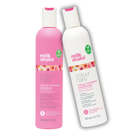 Kit pentru stralucire si protectia culorii parului vopsit Milk Shake Color Maintainer Flower Fragrance [0]