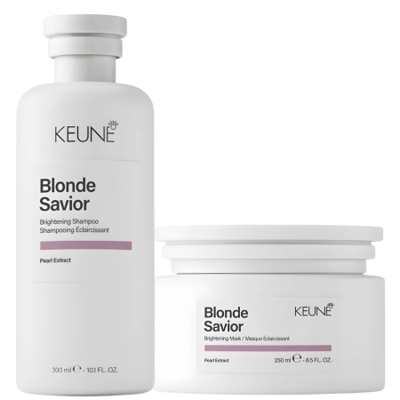 Kit pentru stralucirea si intretinerea parului blond Keune Care Blonde Savior [0]