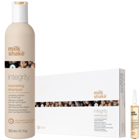 Kit revitalizant pentru par uscat si degradat Milk Shake Integrity [0]