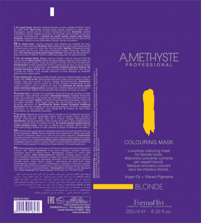 Masca coloranta Farmavita Amethyste Blonde,  250 ml [1]