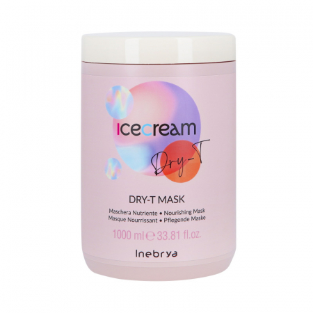 MASTI - Masca hidratanta pentru par cret/ondulat Inebrya Ice Cream Dry-T, 1000 ml