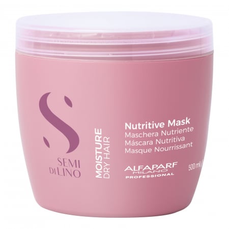 MASTI - Masca pentru hidratare fara sulfati Alfaparf Semi di Lino Moisture Nutritive Mask, 500 ml