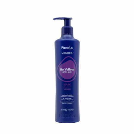 MASTI - Masca pentru par blond sau decolorat Fanola Wonder No Yellow Mask, 350 ml