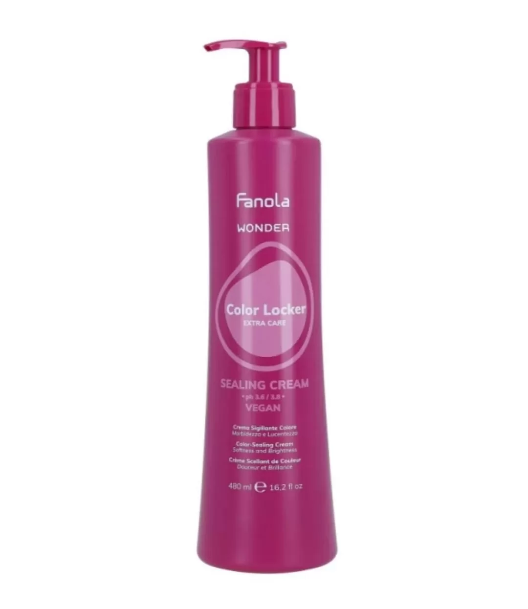MASTI - Masca pentru par vopsit Fanola Wonder Color Locker Sealing Cream, 480 ml