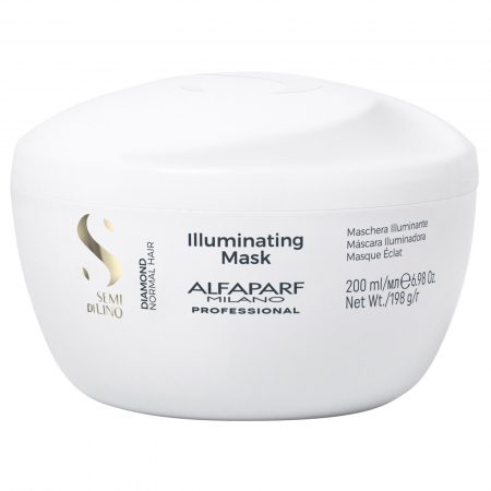 MASTI - Masca pentru stralucire fara sulfati Alfaparf Semi di Lino Diamond Illuminating Mask, 200 ml