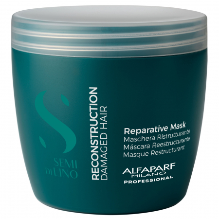 MASTI - Masca reparatoare fara sulfati pentru par degradat Alfaparf Milano Semi di Lino Reconstruction, 500 ml