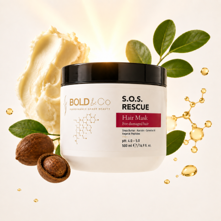 Masca reparatoare pentru par degradat BOLD&Co SOS RESCUE Hair Mask, 500 ml [2]