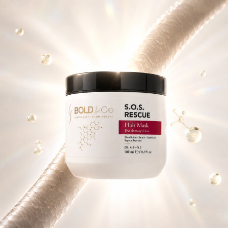 Masca reparatoare pentru par degradat BOLD&Co SOS RESCUE Hair Mask, 500 ml [3]